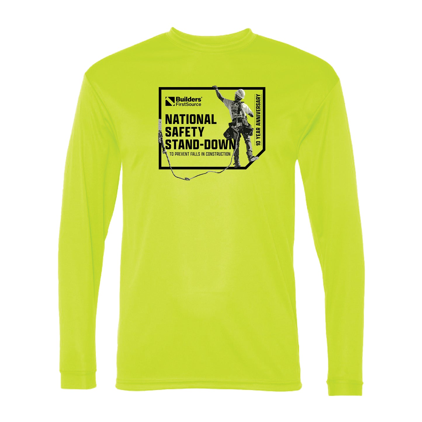 National Safety Stand-Down - Performance Long Sleeve T-Shirt