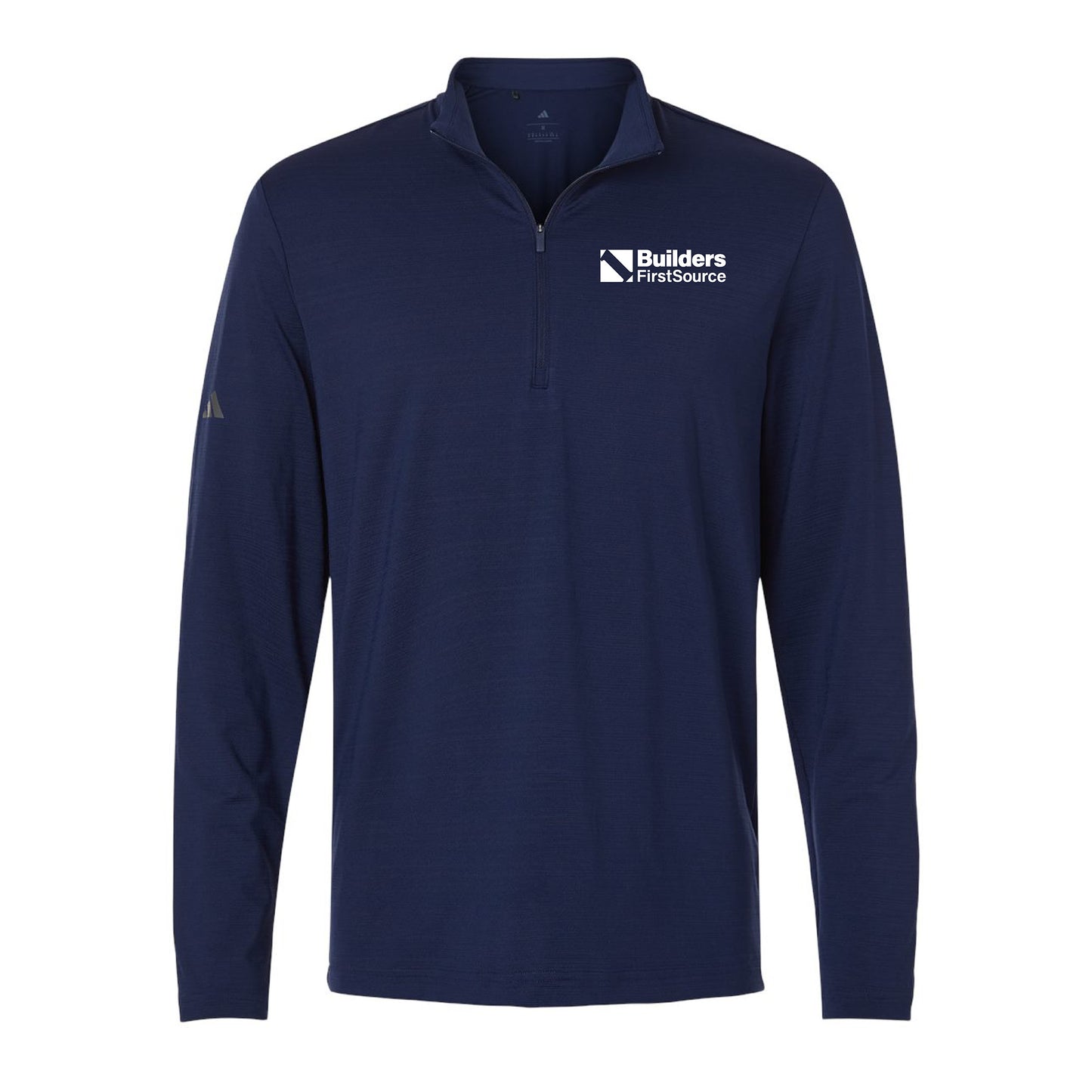 Adidas - Men's Textured Stripe Quarter-Zip Pullover