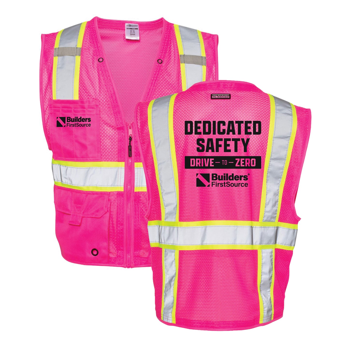 Kishigo - Unisex EV Series® Enhanced Visibility Multi-Pocket Mesh Vest