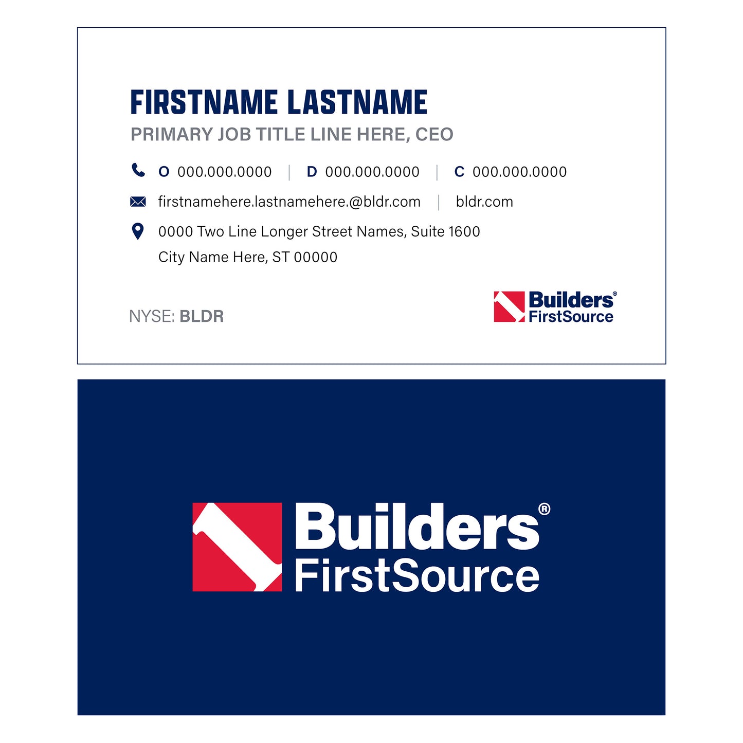 Builders FirstSource - Business Cards