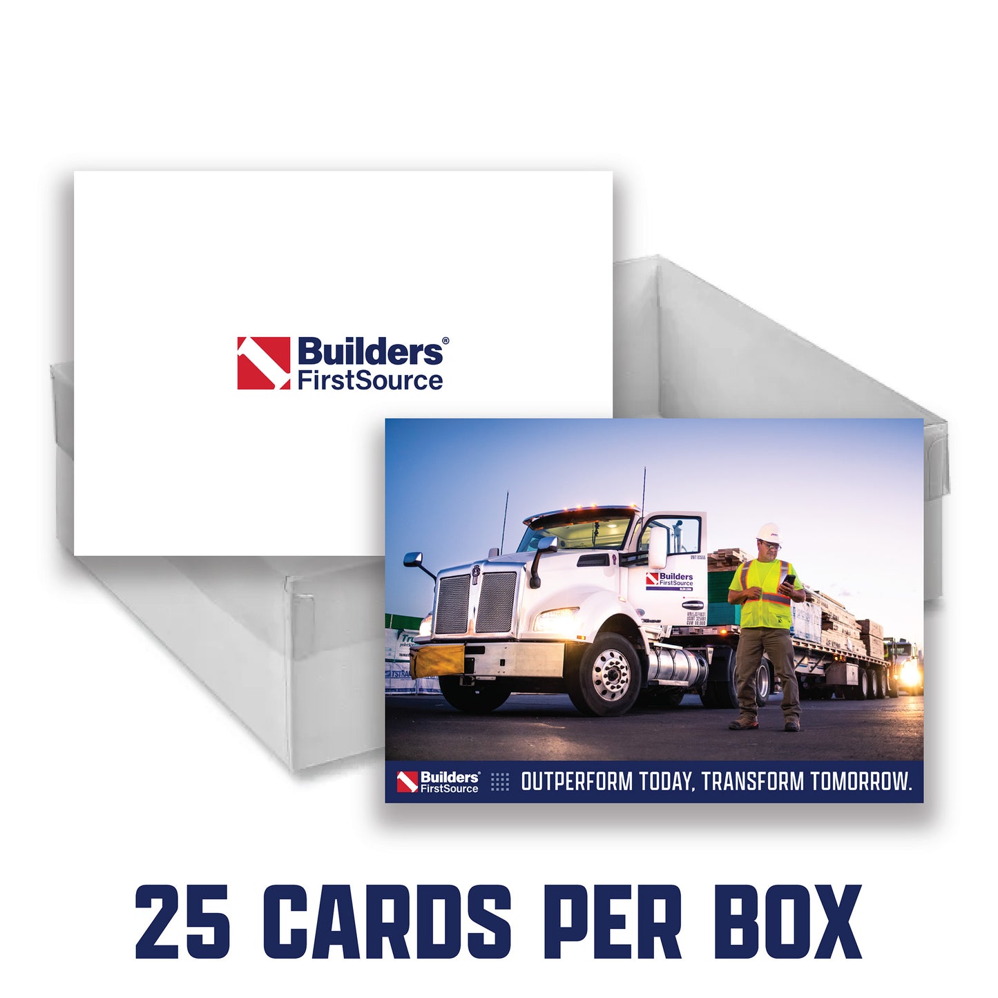 Builders FirstSource Thank You Cards - 1 Box (25 Cards/Envelopes)