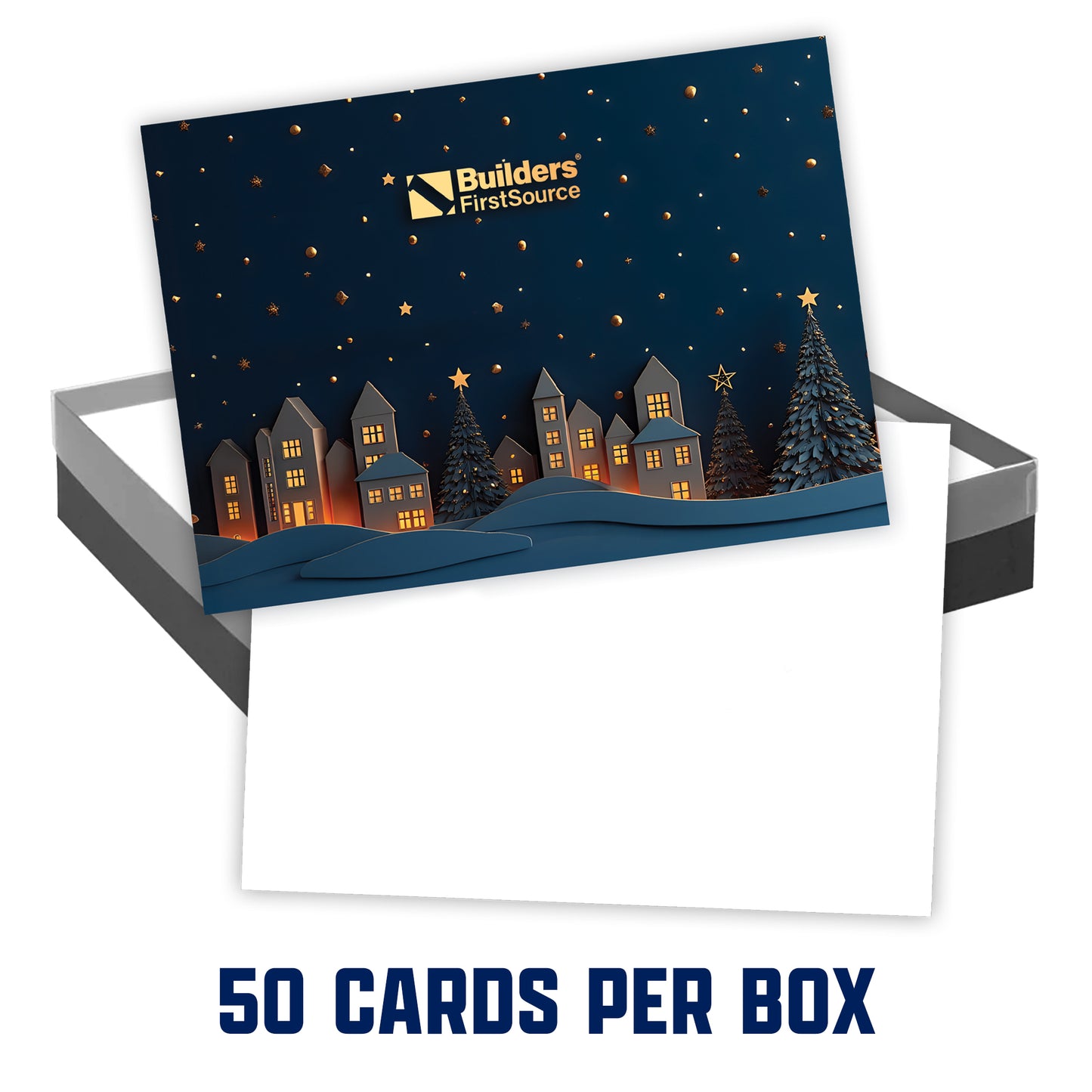 LIMITED - Builders FirstSource 2025 Holiday Cards - 1 Box (50 Cards/Envelopes)
