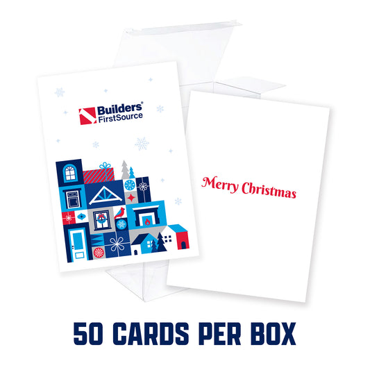 LIMITED - Builders FirstSource 2026 Holiday Cards - 1 Box (50 Cards/Envelopes)
