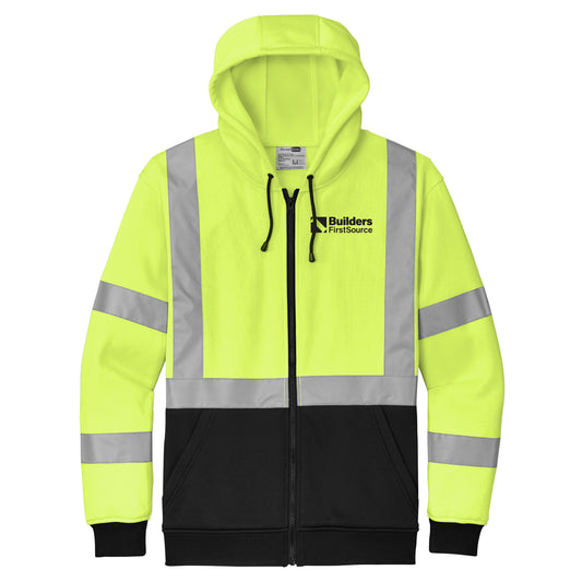 CornerStone ANSI 107 Class 3 Heavy-Duty Fleece Full-Zip Hoodie