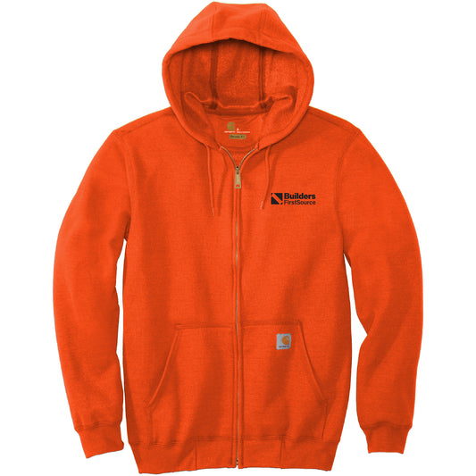 Carhartt Midweight Hooded Zip-Front Safety Sweatshirt