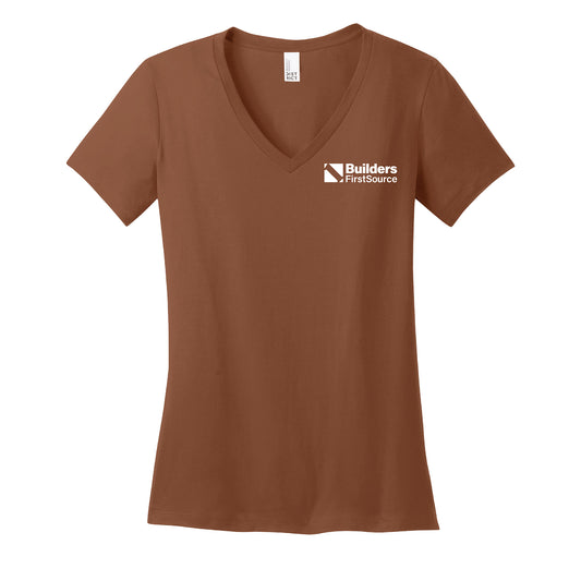 District ® Ladies' Perfect Weight ® 100% Cotton V-Neck Tee