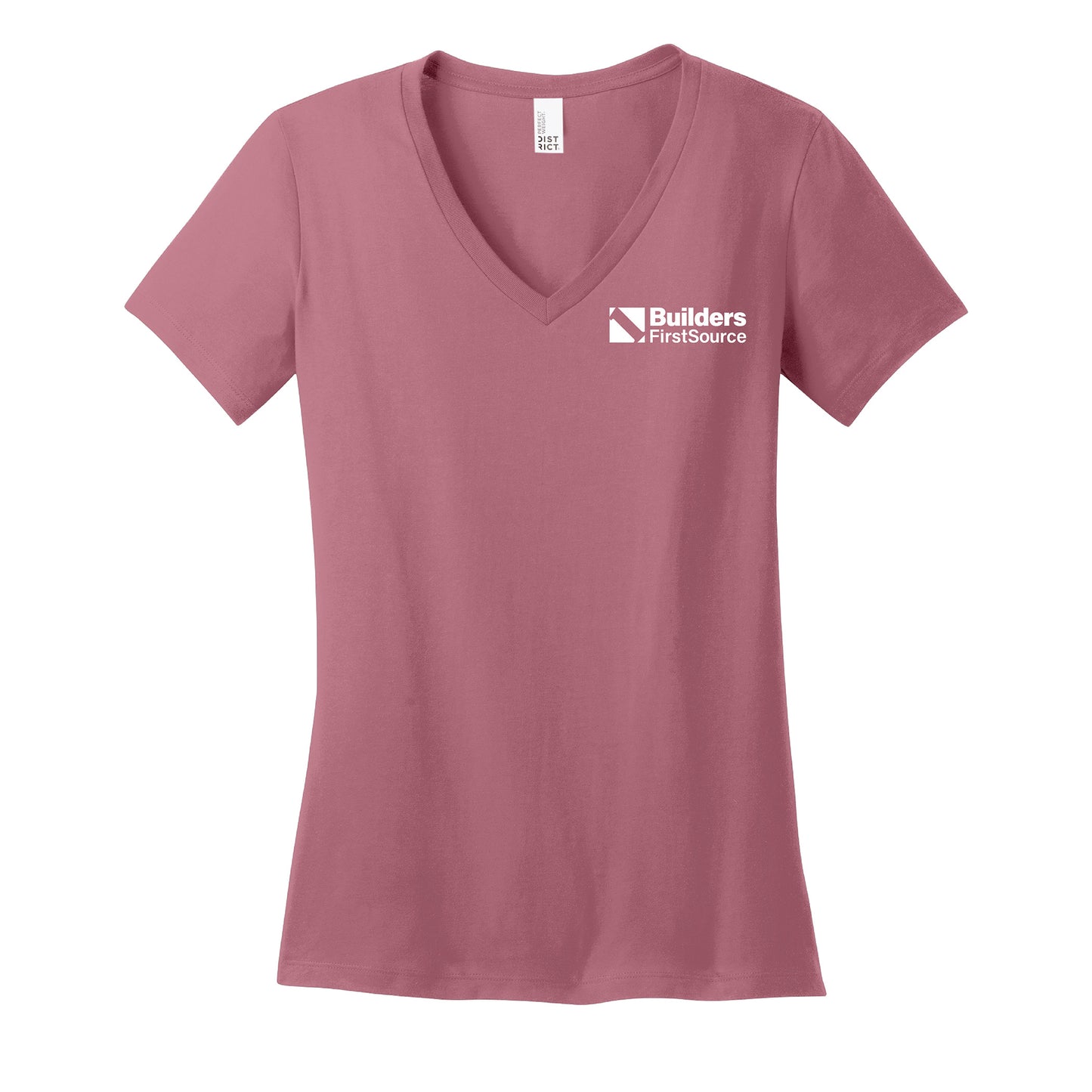 District ® Ladies' Perfect Weight ® 100% Cotton V-Neck Tee