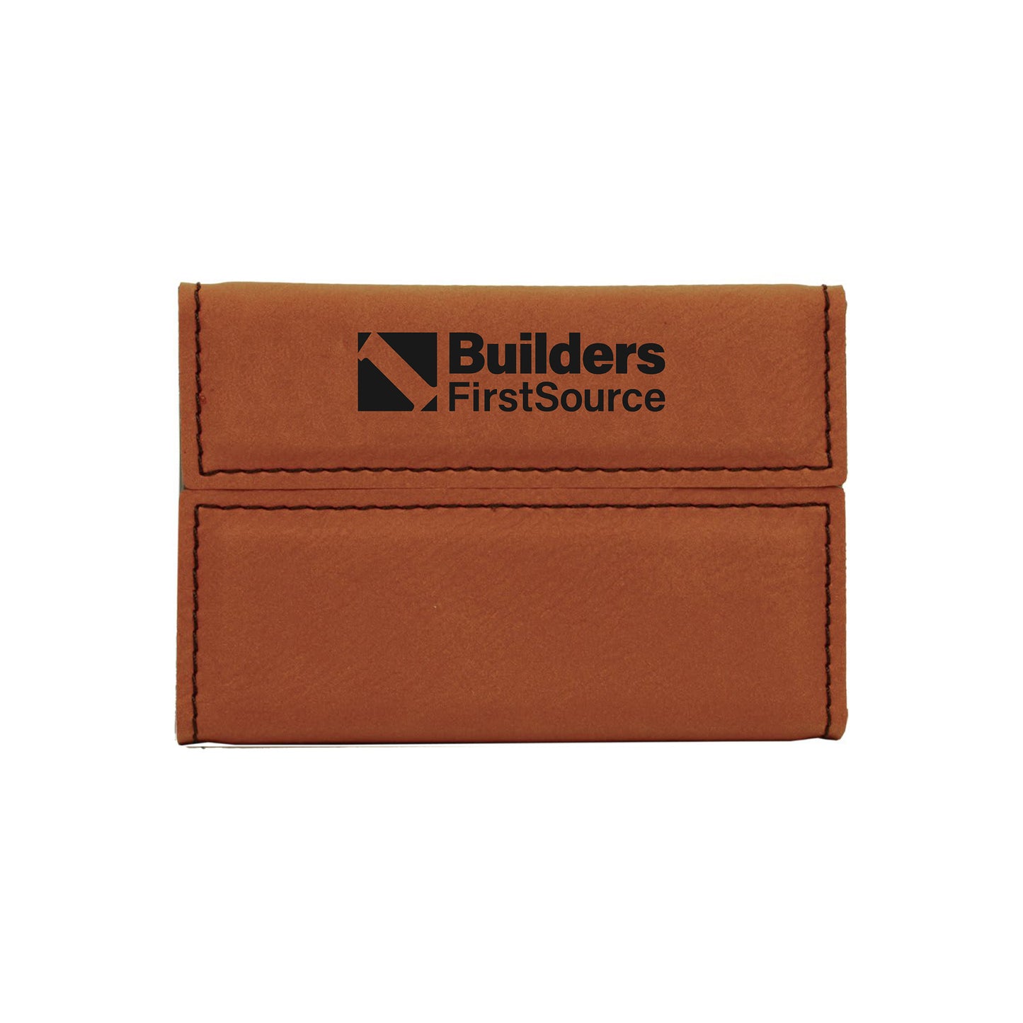 Builders FirstSource - Leatherette Hard Business Card Holder (3 3/4" x 2 3/4")