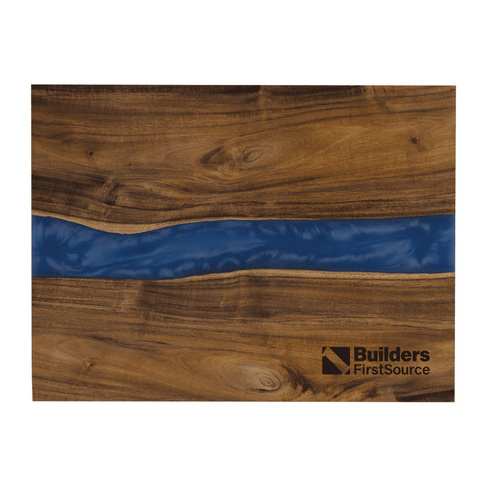 Builders FirstSource - Acacia w/Resin Serving Board (15 3/4" x 11 3/4")
