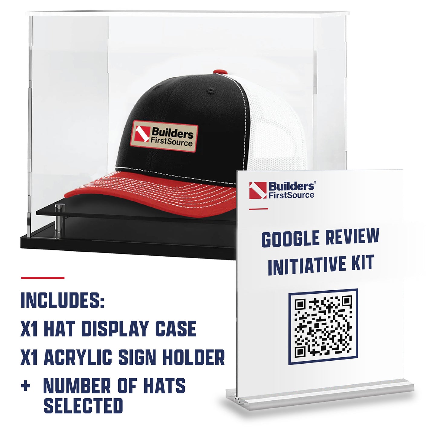 Builders FirstSource - Google Reviews Initiative (Min. Hat Order Qty. 12)