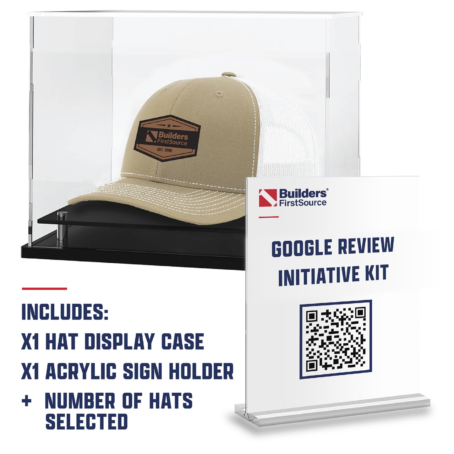 Builders FirstSource - Google Reviews Initiative (Min. Hat Order Qty. 12)