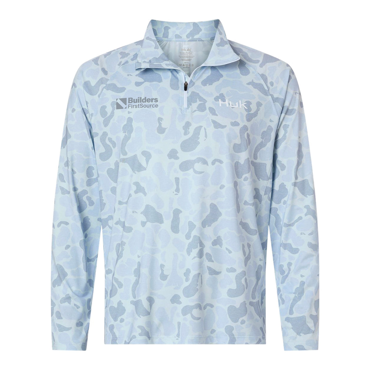 HUK - Men's Airweight KC Printed 1/4 Zip Pullover