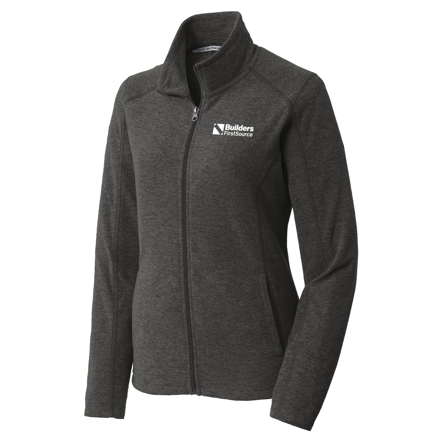 Ladies Heather Microfleece Full-Zip Jacket