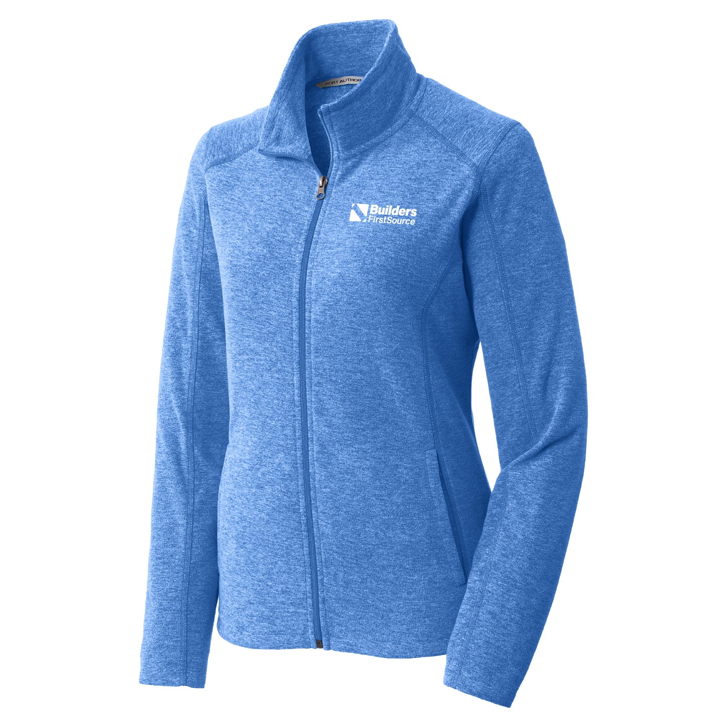 Ladies Heather Microfleece Full-Zip Jacket