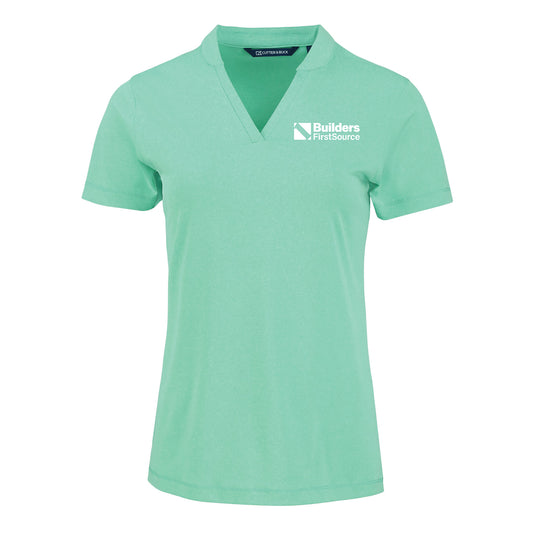 Cutter & Buck - Forge Recycled Four-Way Stretch Heathered Ladies' Blade Top