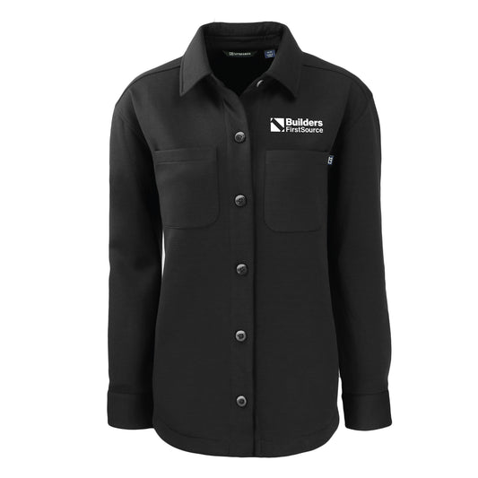 Cutter & Buck - Roam Recycled Buttery-Soft Knit Ladies' Button Down Shirt Jacket