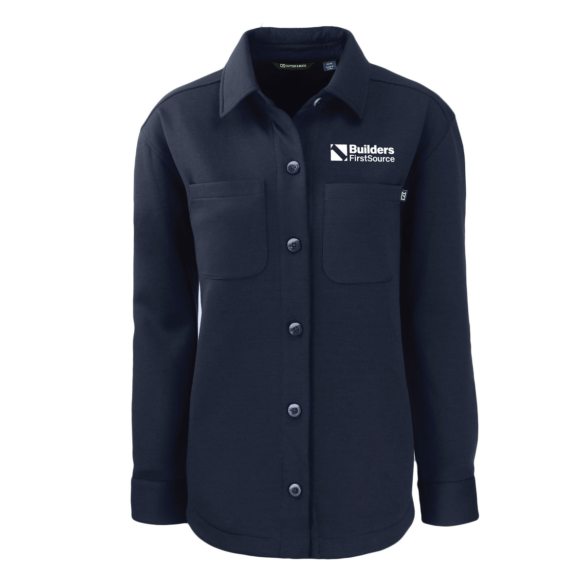 Cutter & Buck - Roam Recycled Buttery-Soft Knit Ladies' Button Down Shirt Jacket