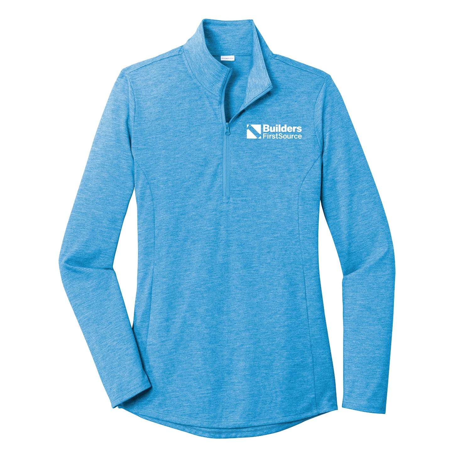 Sport-Tek® Ladies' PosiCharge® Tri-Blend Wicking 1/4-Zip Pullover