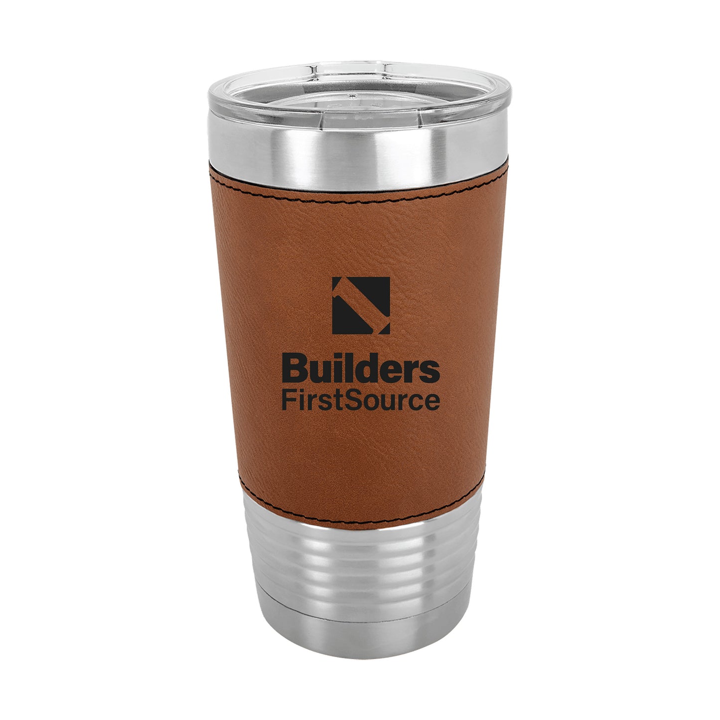 Polar Camel - 20 oz. Leatherette Tumbler W/Lid