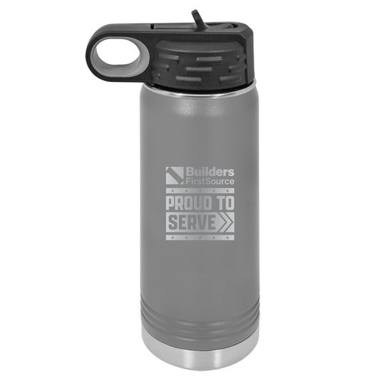 Proud to Serve Polar Camel 20 oz. Water Bottle