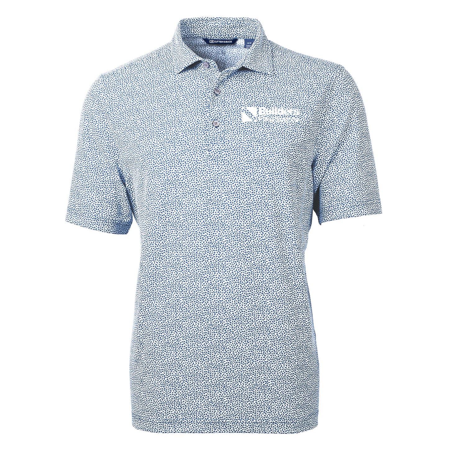 Cutter & Buck Virtue Eco Pique Botanical Print Recycled Men's Polo
