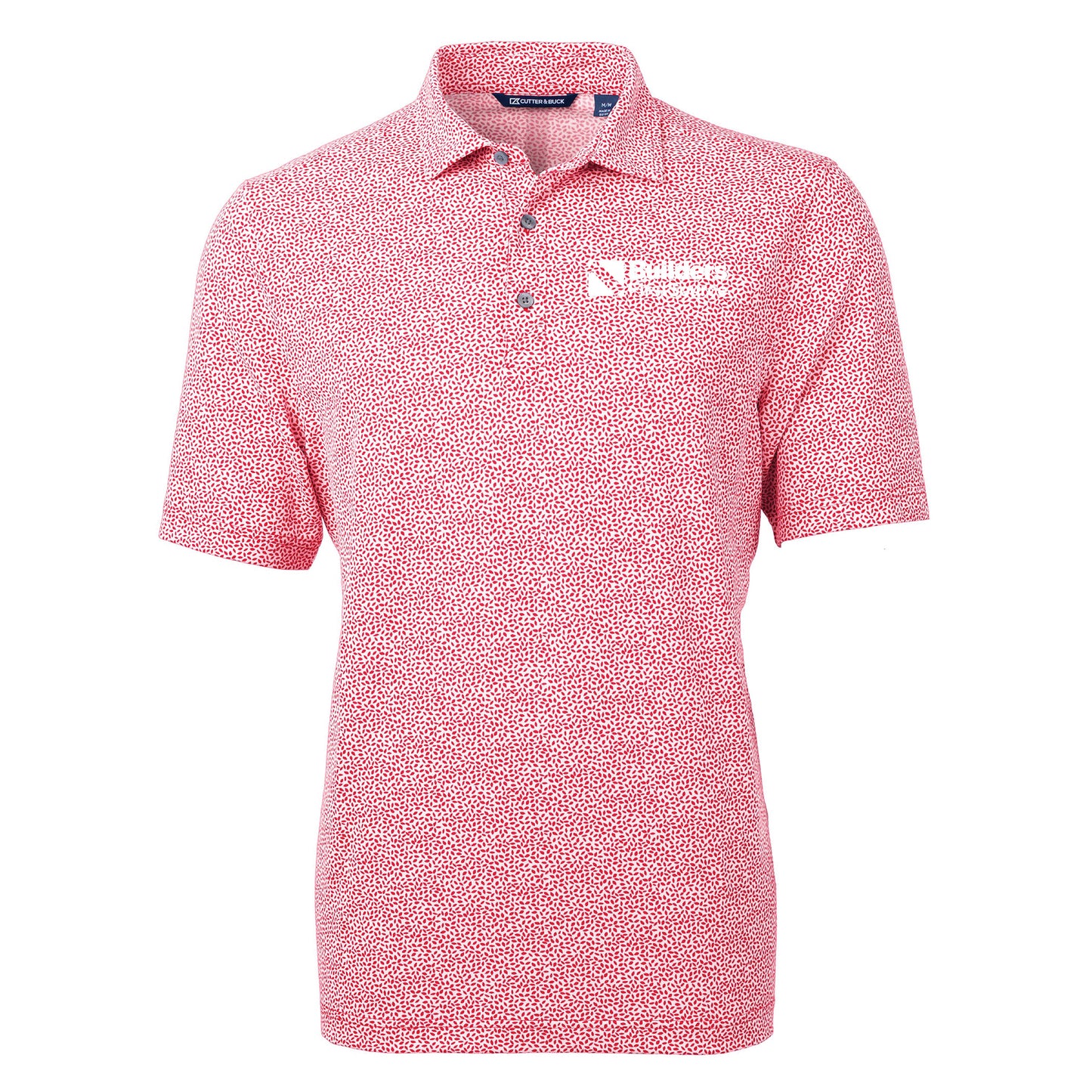 Cutter & Buck Virtue Eco Pique Botanical Print Recycled Men's Polo