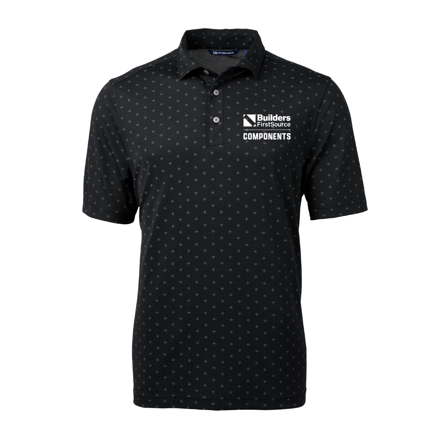 Components - Cutter & Buck Virtue Eco Pique Tile Print Recycled Mens Polo