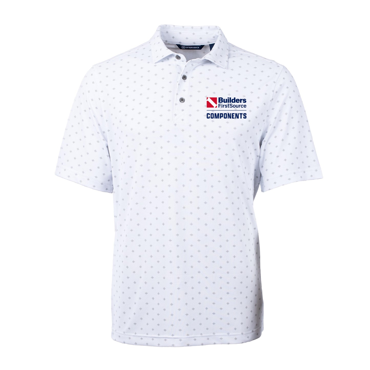 Components - Cutter & Buck Virtue Eco Pique Tile Print Recycled Mens Polo