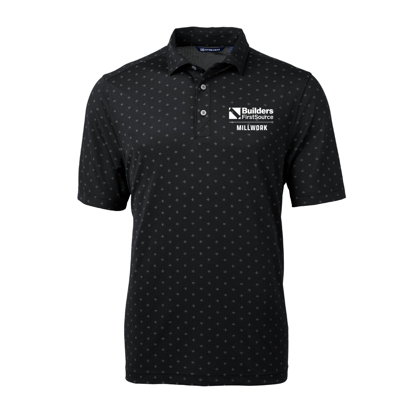 Millwork - Cutter & Buck Virtue Eco Pique Tile Print Recycled Mens Polo