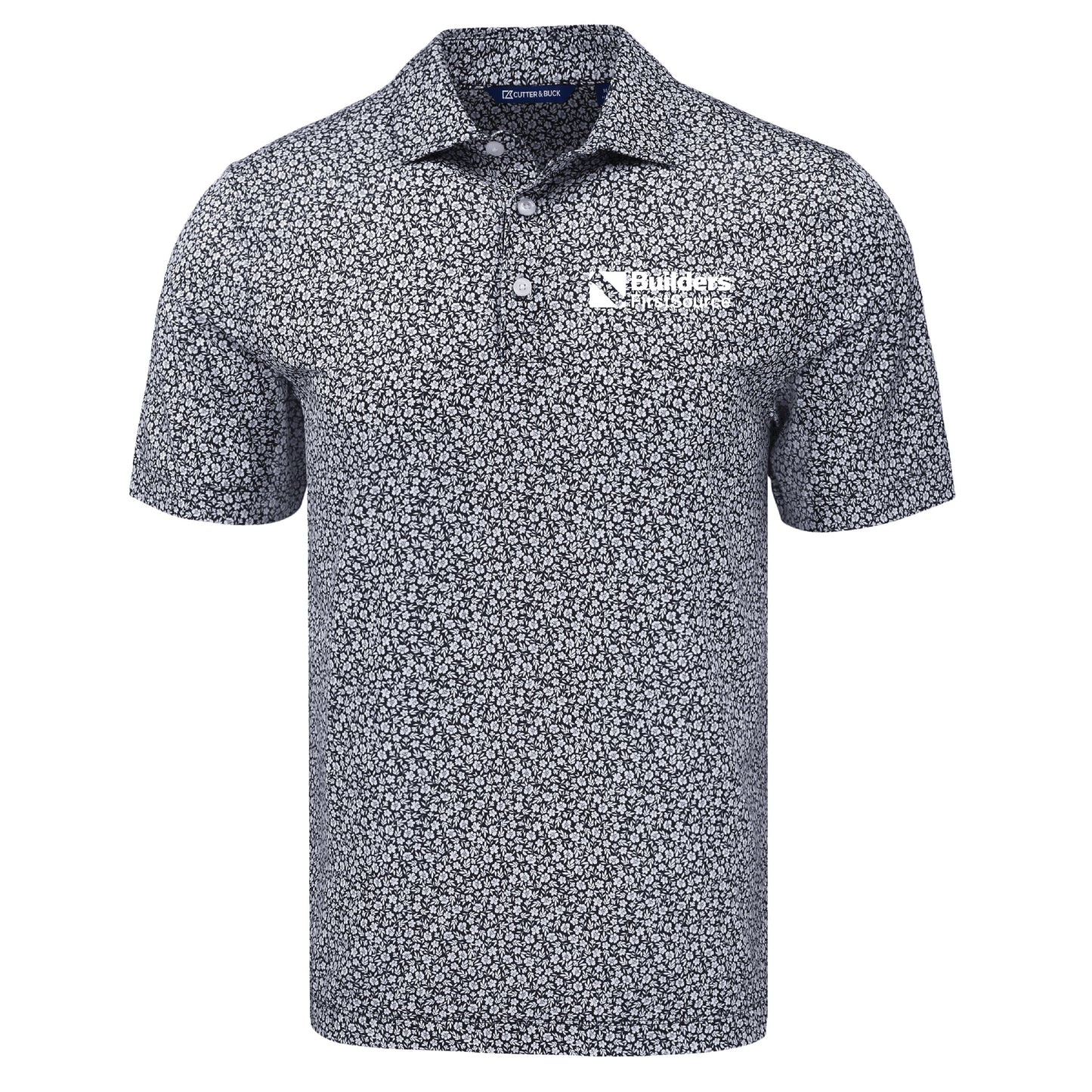 Cutter & Buck Pike Eco Flora Print Mens Polo