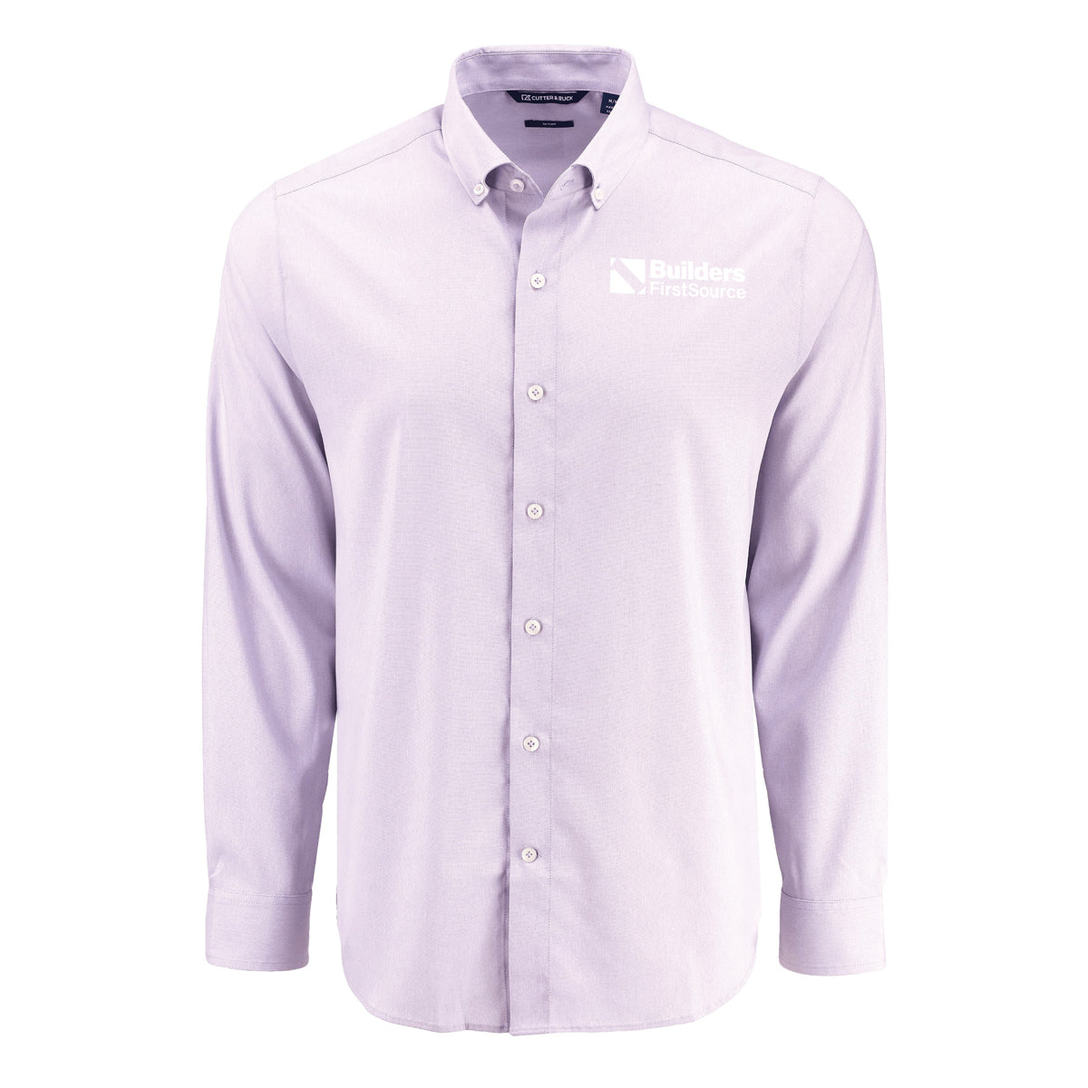Cutter & Buck - Skyline End on End Recycled Long Sleeve Men's Dress Shirt
