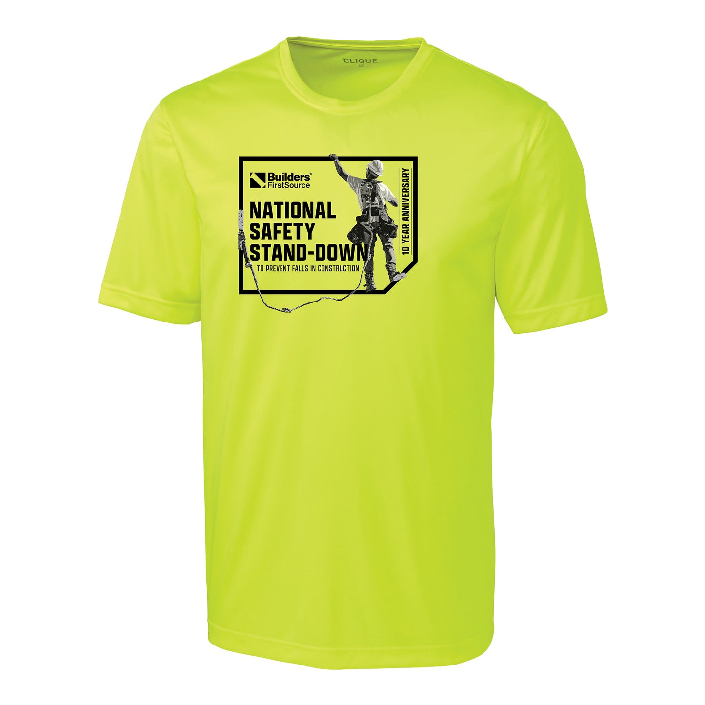 National Safety Stand-Down - Performance Jersey Short Sleeve Tee