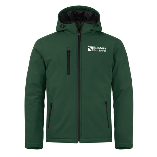 Clique - Equinox Insulated Softshell Men's Full Zip Hooded Jacket