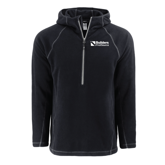 Clique - Powder Recycled Fleece Men's Half Zip Hooded Pullover