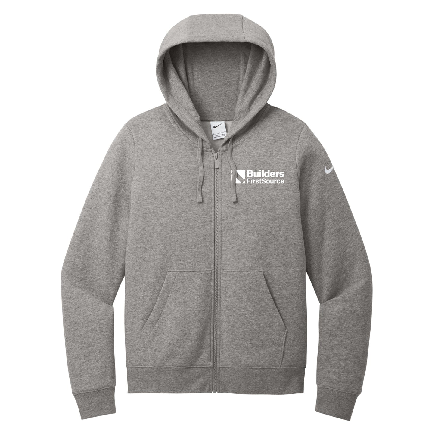Nike Ladies Club Fleece Sleeve Swoosh Full-Zip Hoodie