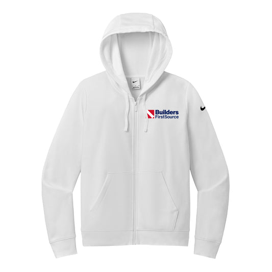 Nike Ladies Club Fleece Sleeve Swoosh Full-Zip Hoodie