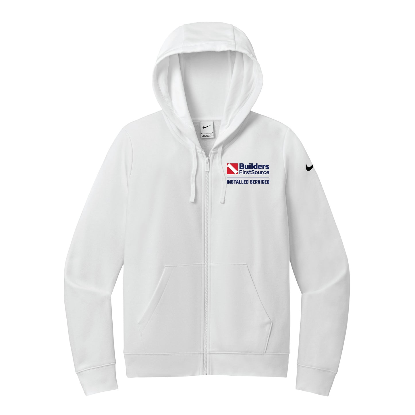Installed Services - Nike Ladies Club Fleece Sleeve Swoosh Full-Zip Hoodie