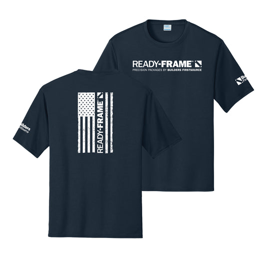 READY-FRAME - Performance USA Flag Tee