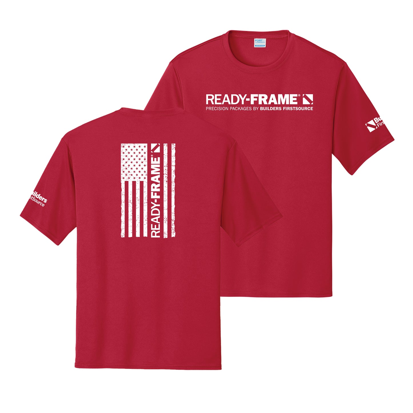 READY-FRAME - Performance USA Flag Tee