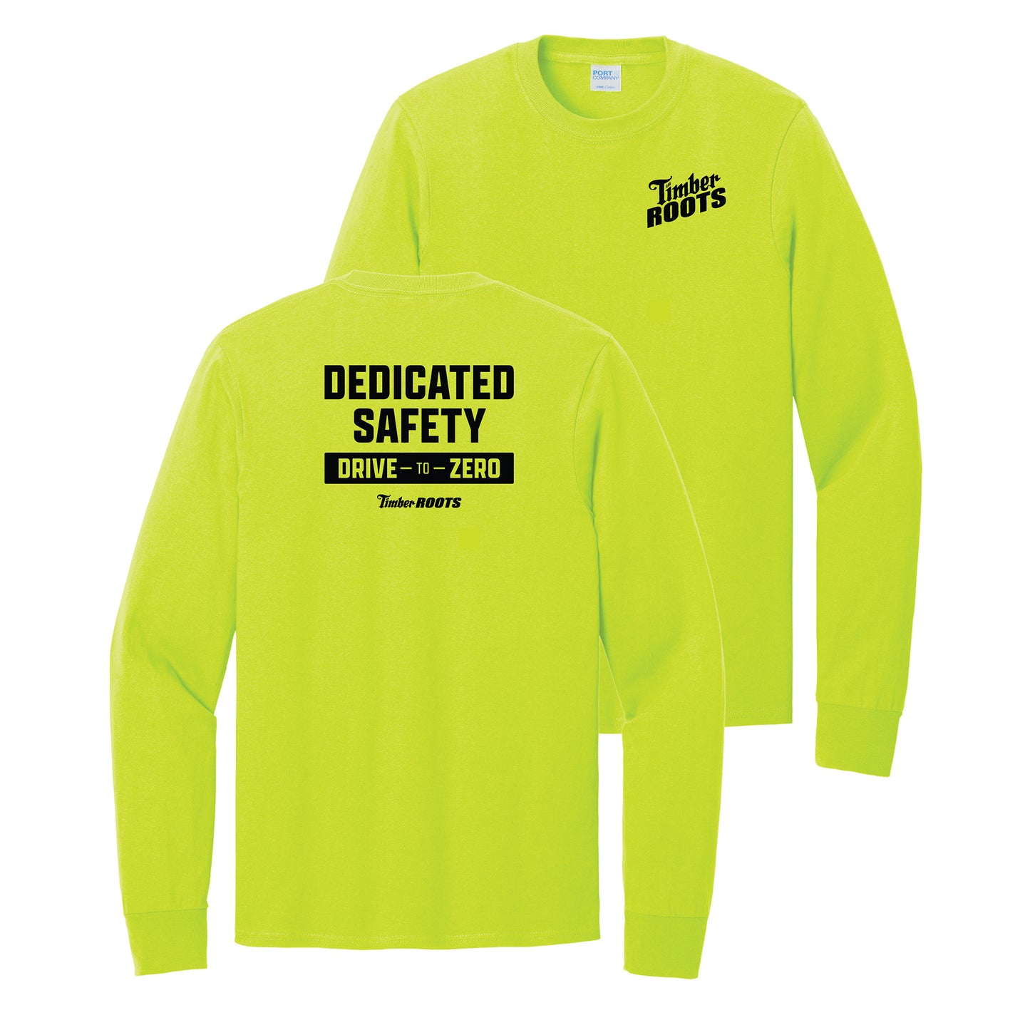 Timber Roots - Drive-to-Zero Long Sleeve Core Cotton Tee