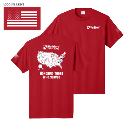 Builders FirstSource - Carry The Load Company Map Tee
