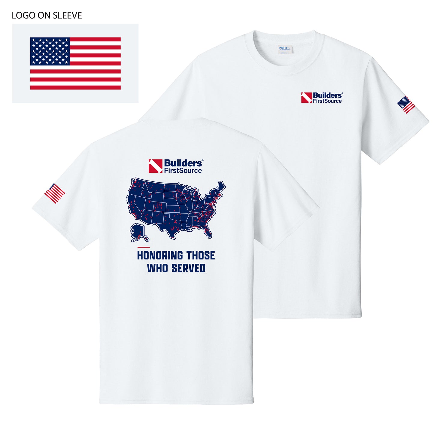 Builders FirstSource - Carry The Load Company Map Tee