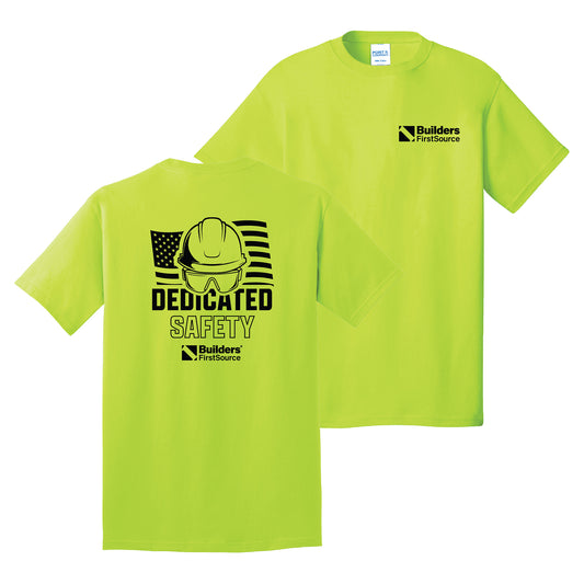 Builders FirstSource - Hard Hat Hero Hi-Viz Core Cotton Tee