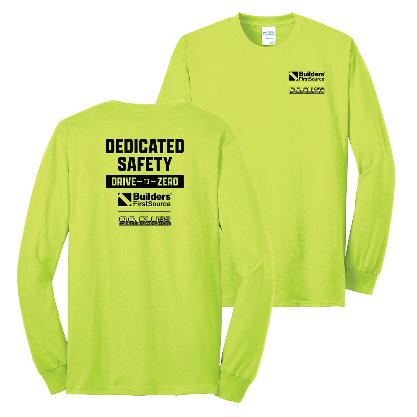 O.C. Cluss - Drive-to-Zero Long Sleeve Core Blend Tee