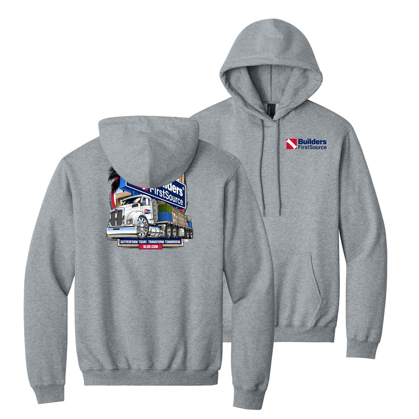 Builders FirstSource - Delivery Truck Design | T-Shirt, Long Sleeve & Hoodie