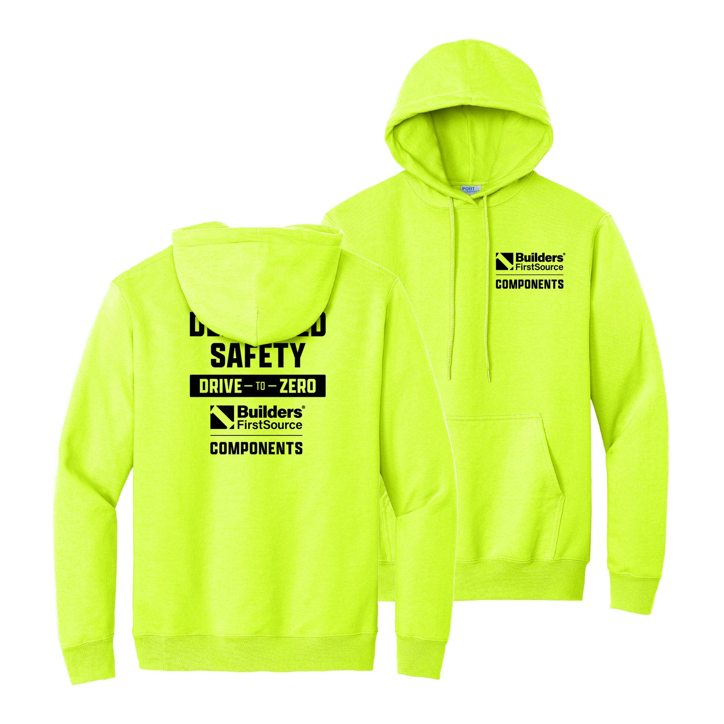 Components - Drive-to-Zero Essential Fleece Pullover Hooded Sweatshirt