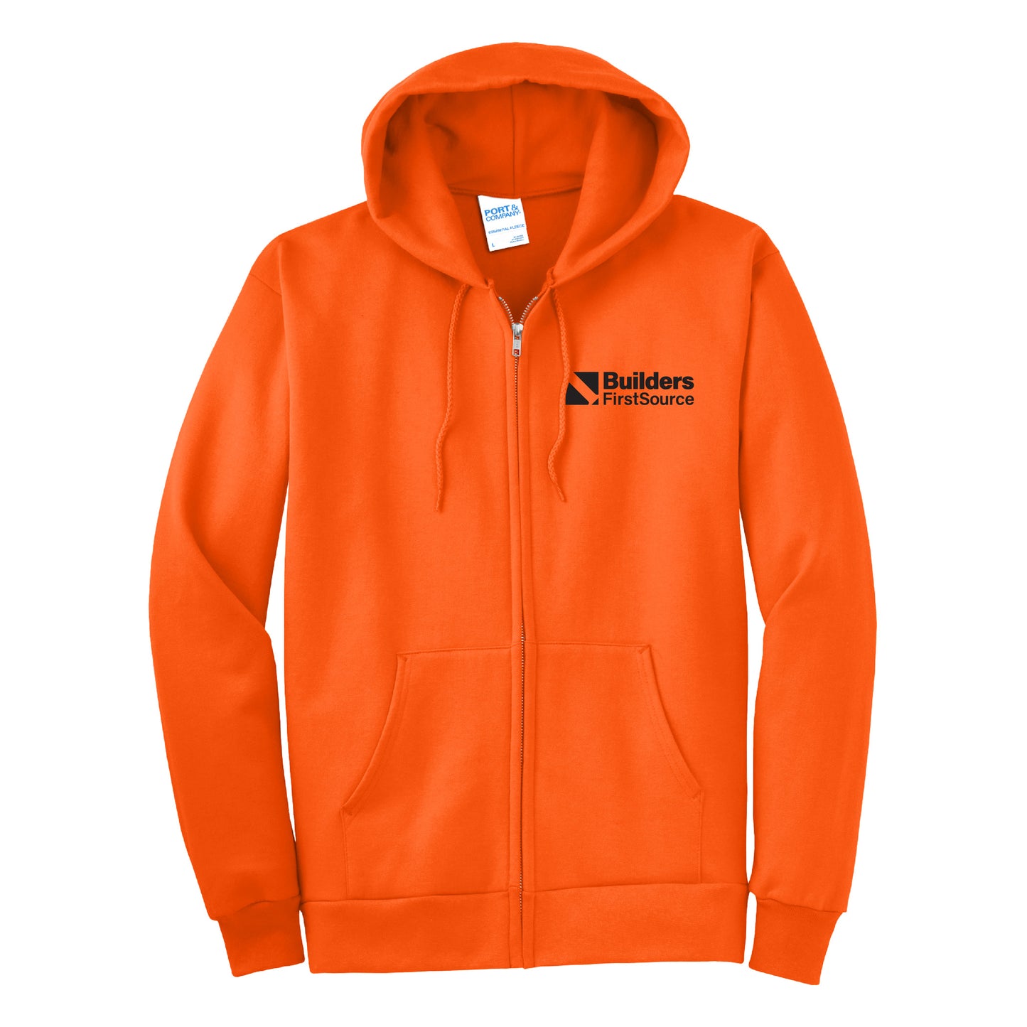 Drive-to-Zero Essential Fleece Full-Zip Hooded Sweatshirt