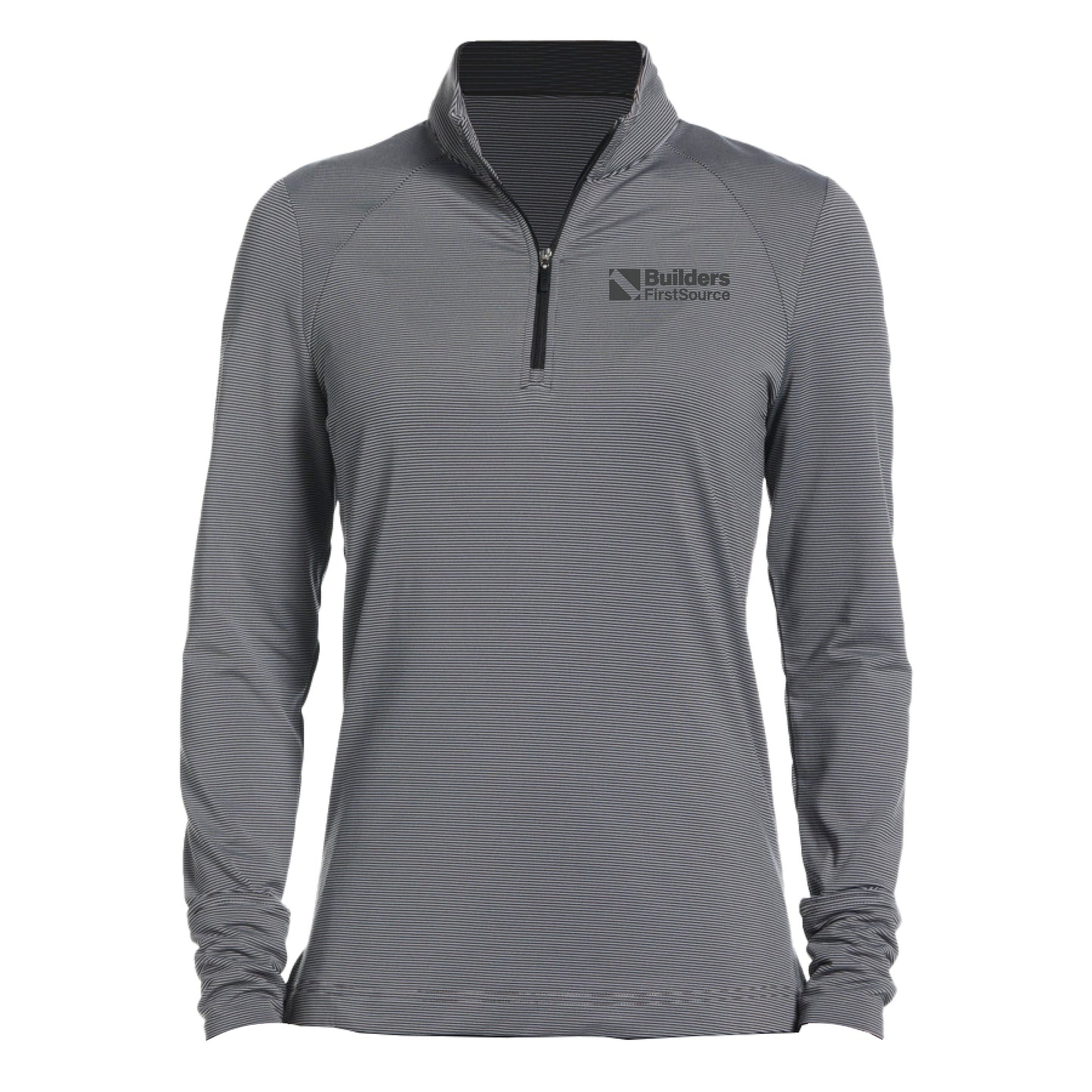 PGA Tour - Ladies' Feeder Stripe Long Sleeve Quarter Zip