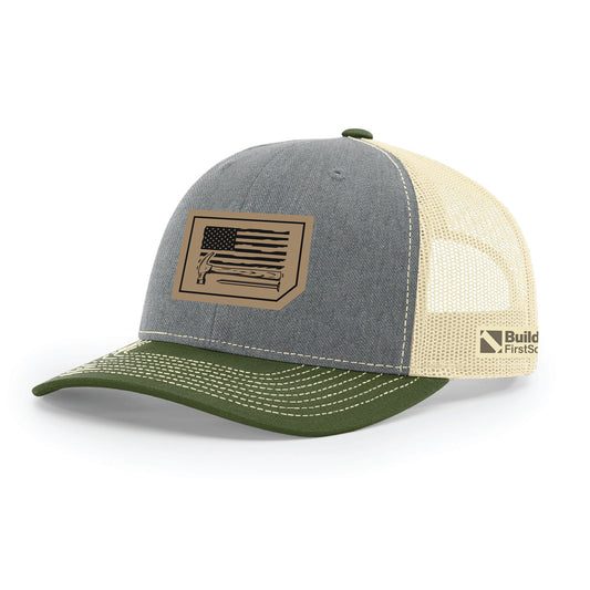 Richardson - Craftsman USA Flag Snapback Trucker Hat