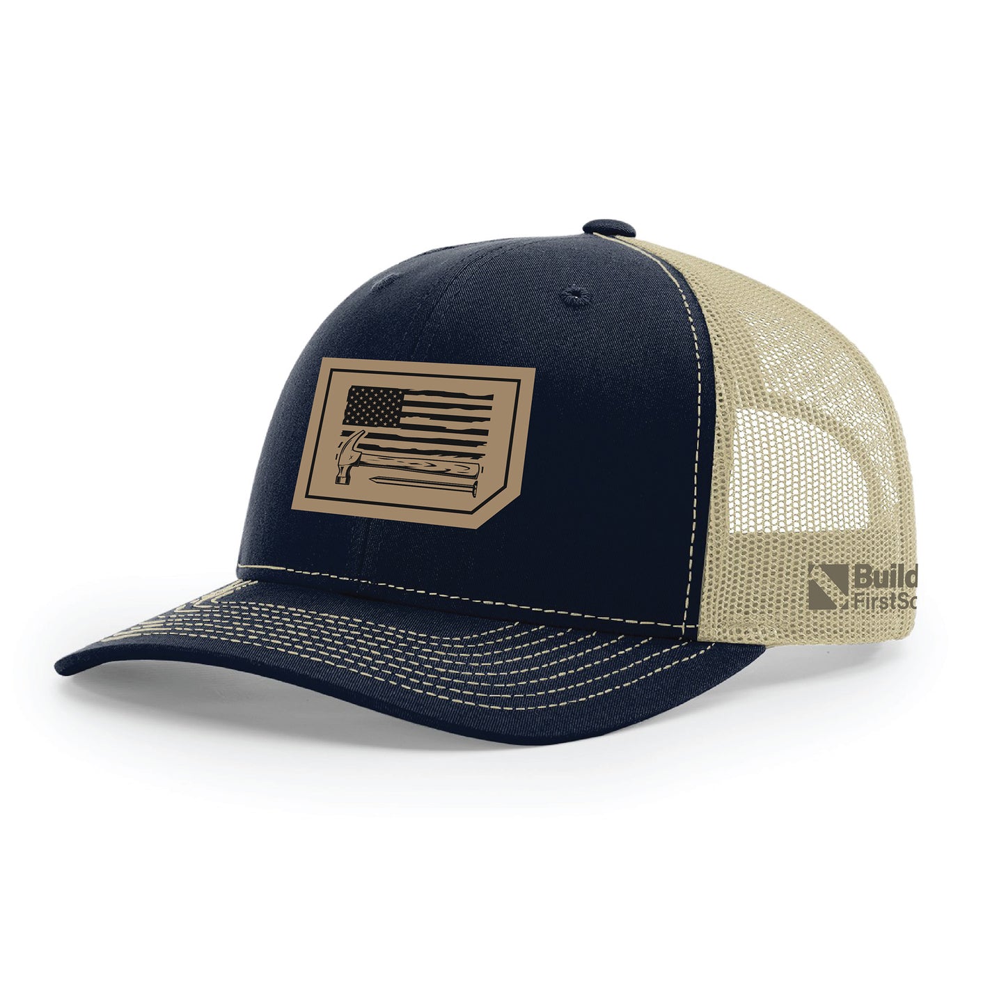 Richardson - Craftsman USA Flag Snapback Trucker Hat
